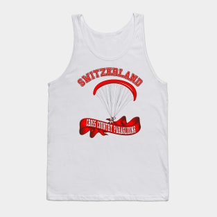 switzerland Paragliding | Casual 2 Sided Tank Top